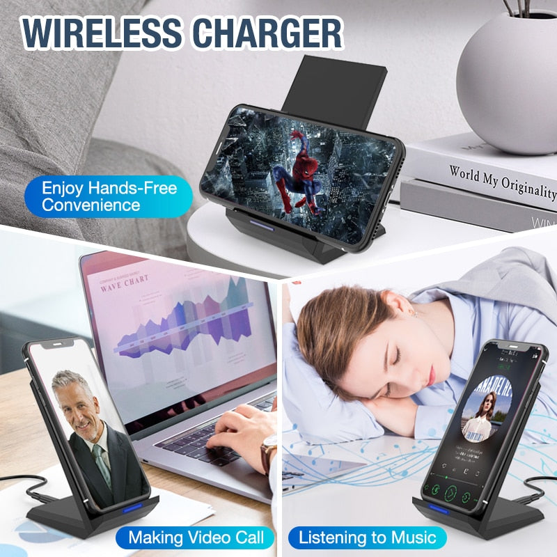 15W Qi Wireless Charger Stand