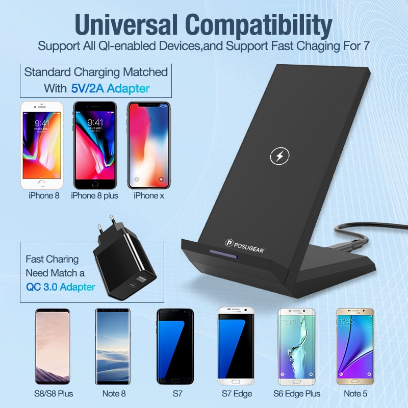 15W Qi Wireless Charger Stand