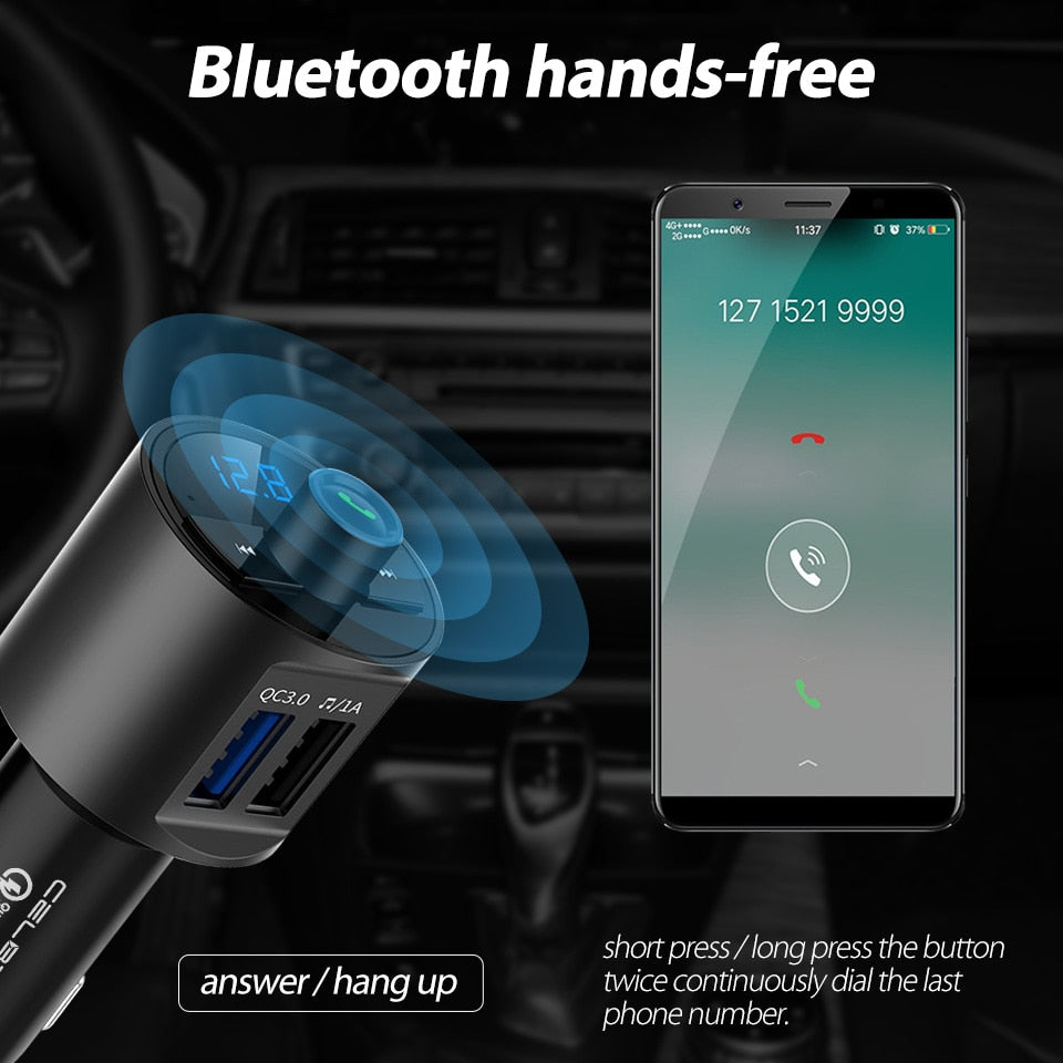 Bluetooth Car Charger Handsfree Car MP3 Music Player