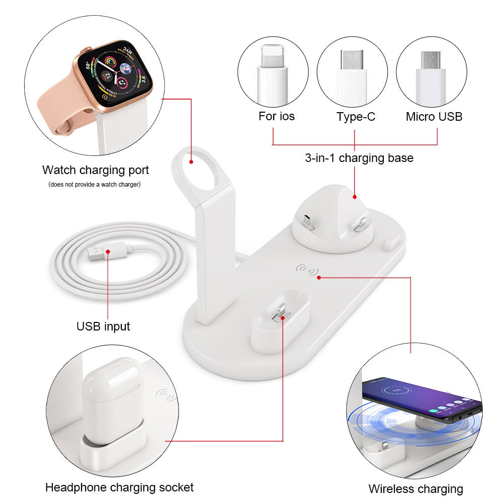 3 in 1 Charging Dock Holder