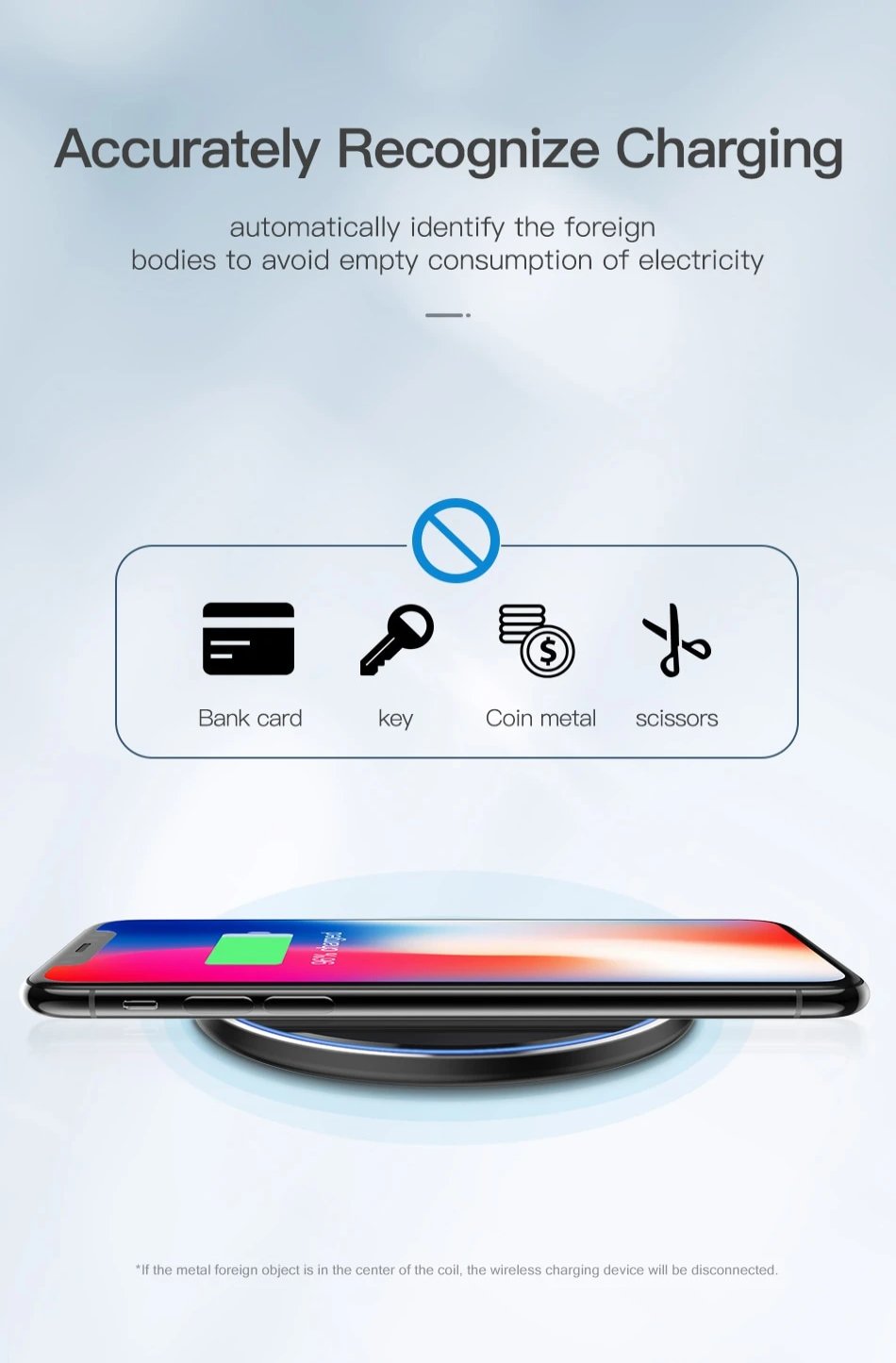 10W Wireless Master Charger | iPhone X / For iPhone 8/ 8 Plus & Samsung Galaxy S7 / S8 / S9 && Xiaomi && Nokia HTC Google