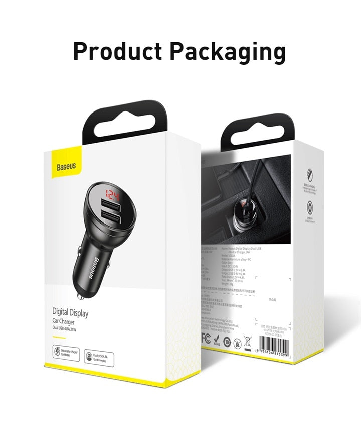 24W Dual USB Car Charger