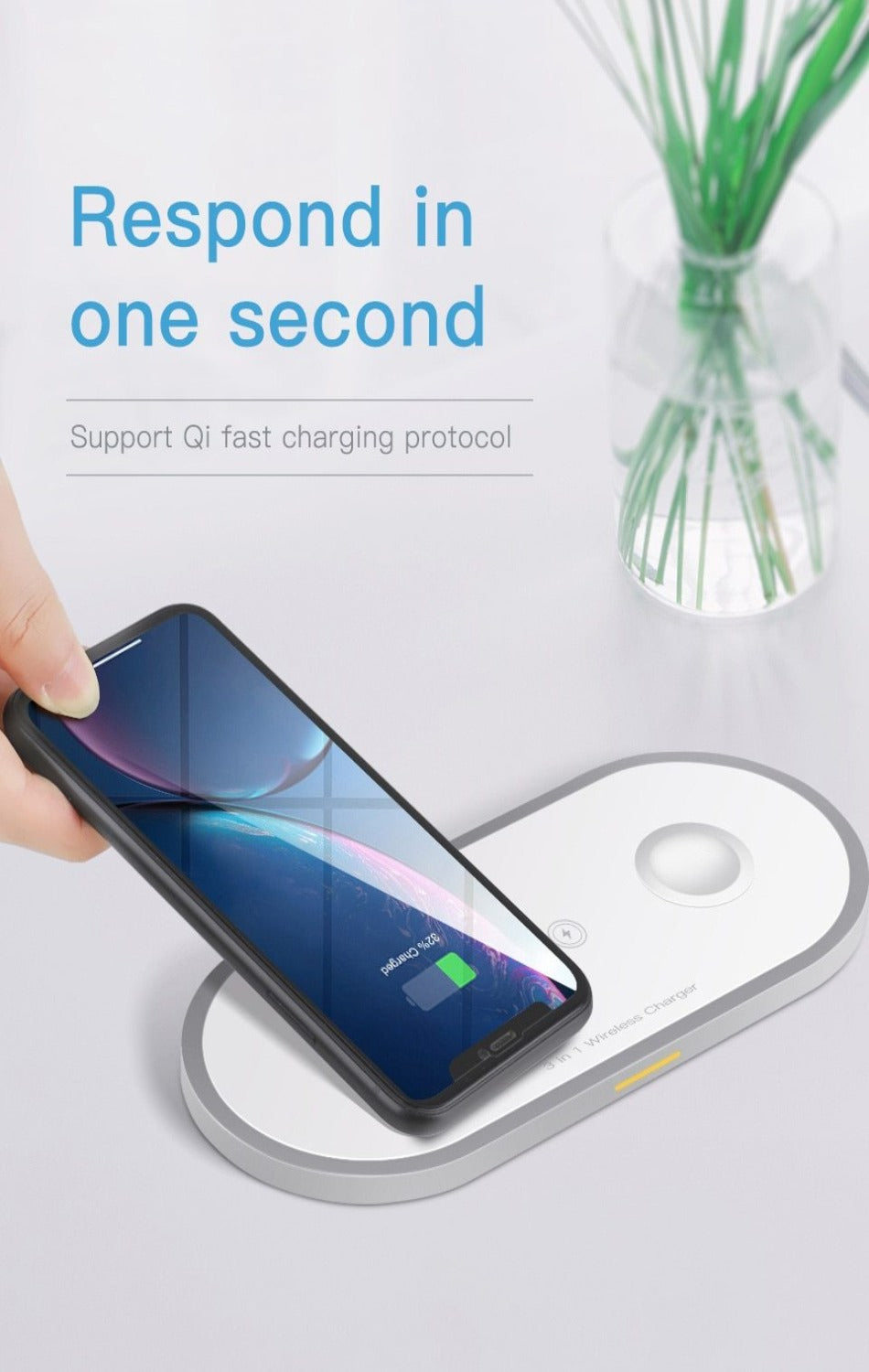 3 in 1 Qi Wireless Charger | Airpods && Apple Watch && IPhone