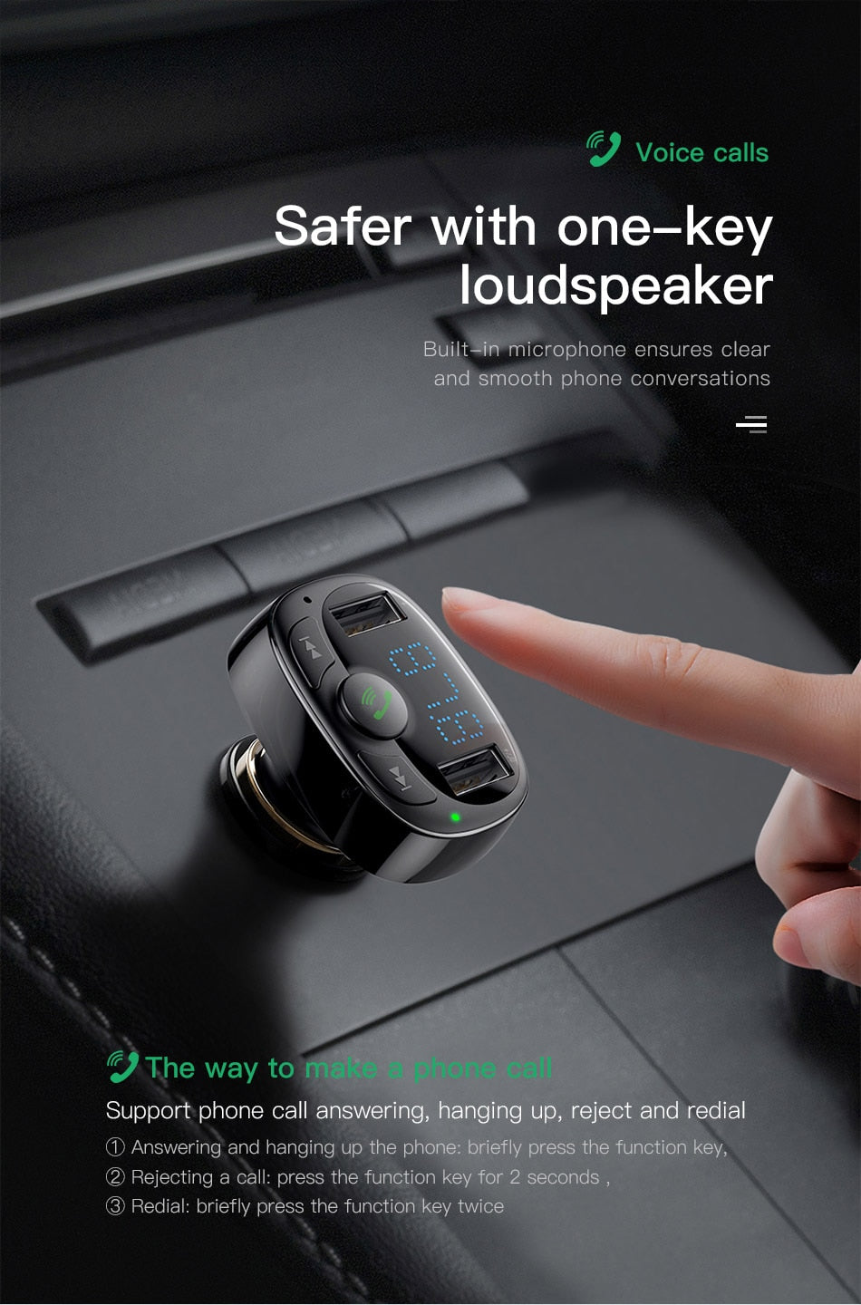 Handsfree Car Charger