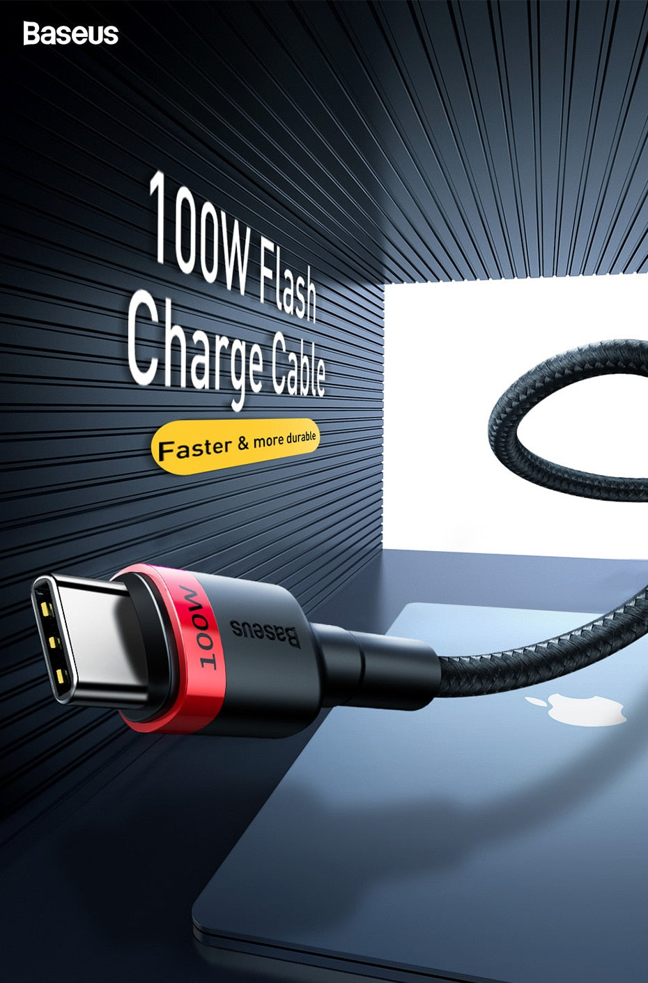 100 W USB C to USB Type C Cable