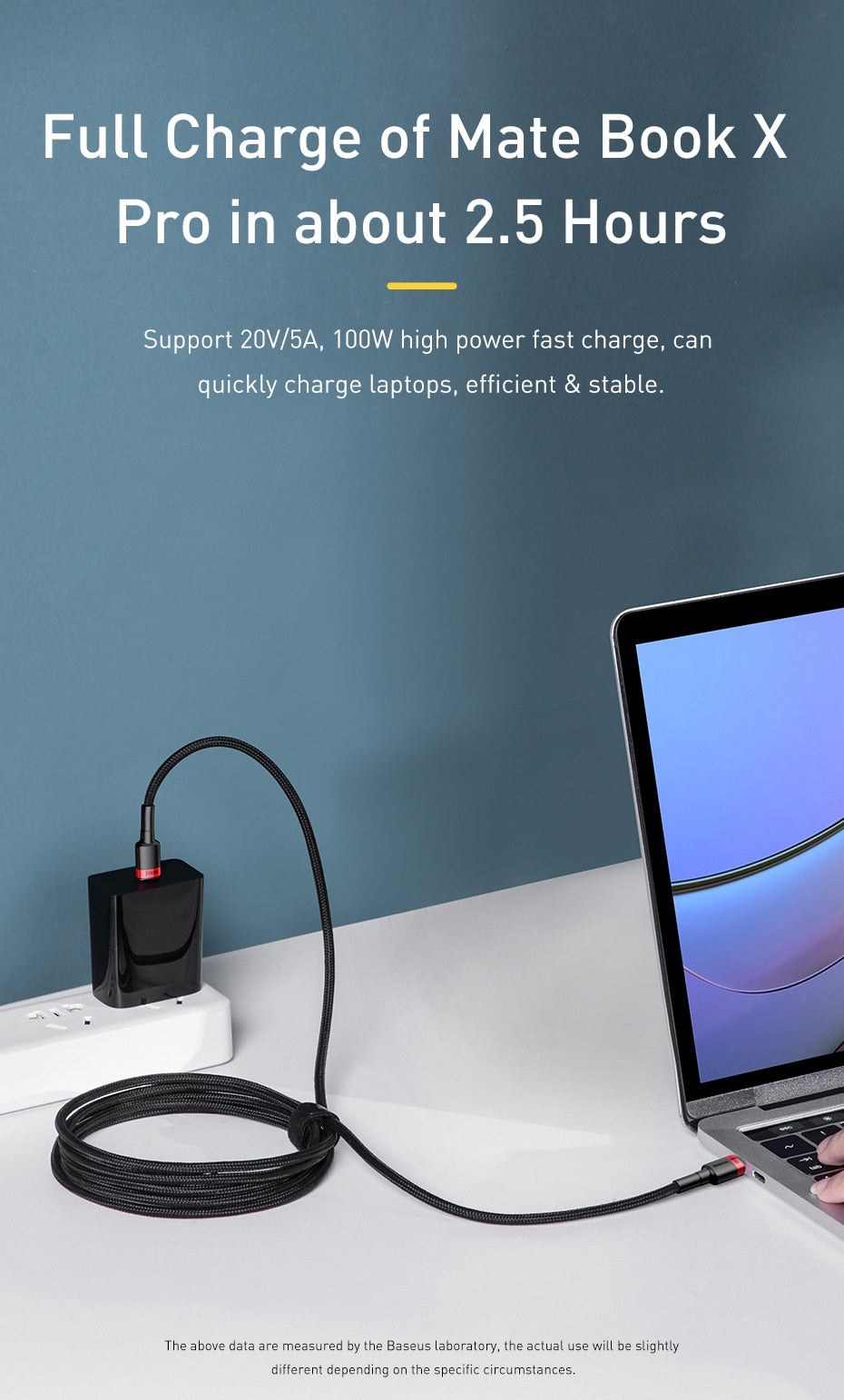 100 W USB C to USB Type C Cable
