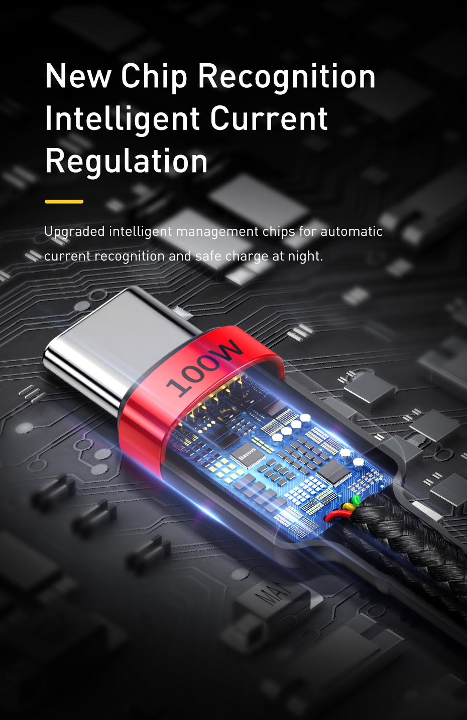 100 W USB C to USB Type C Cable