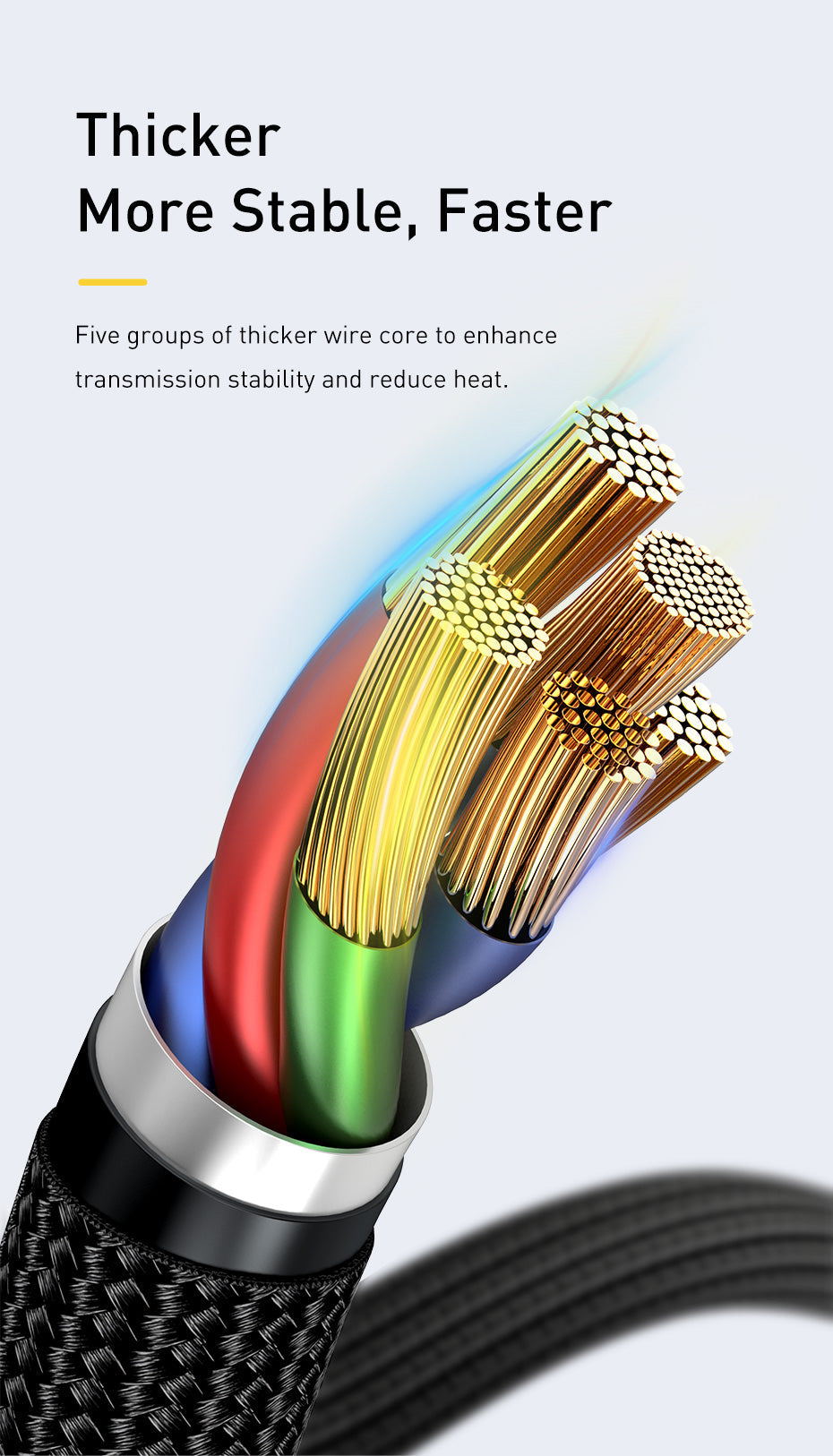 100 W USB C to USB Type C Cable