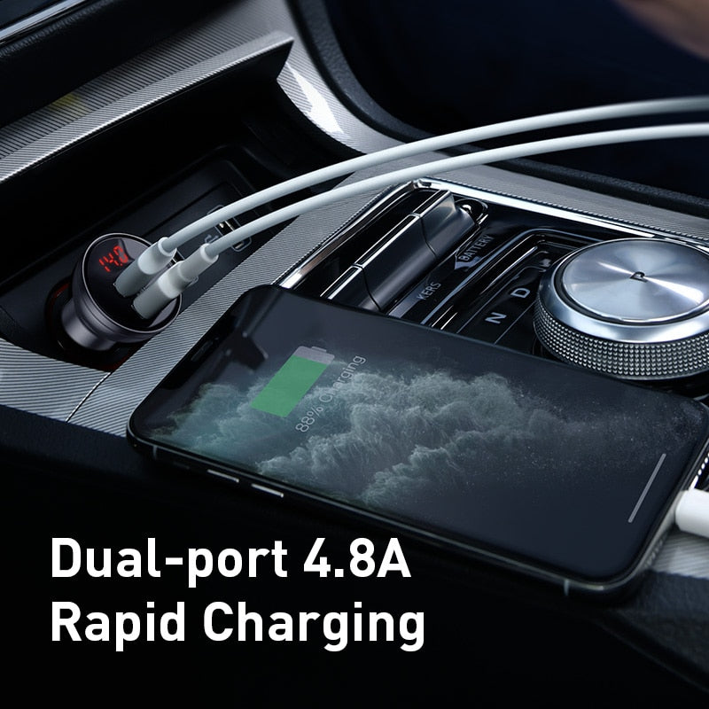 24W Dual USB Car Charger