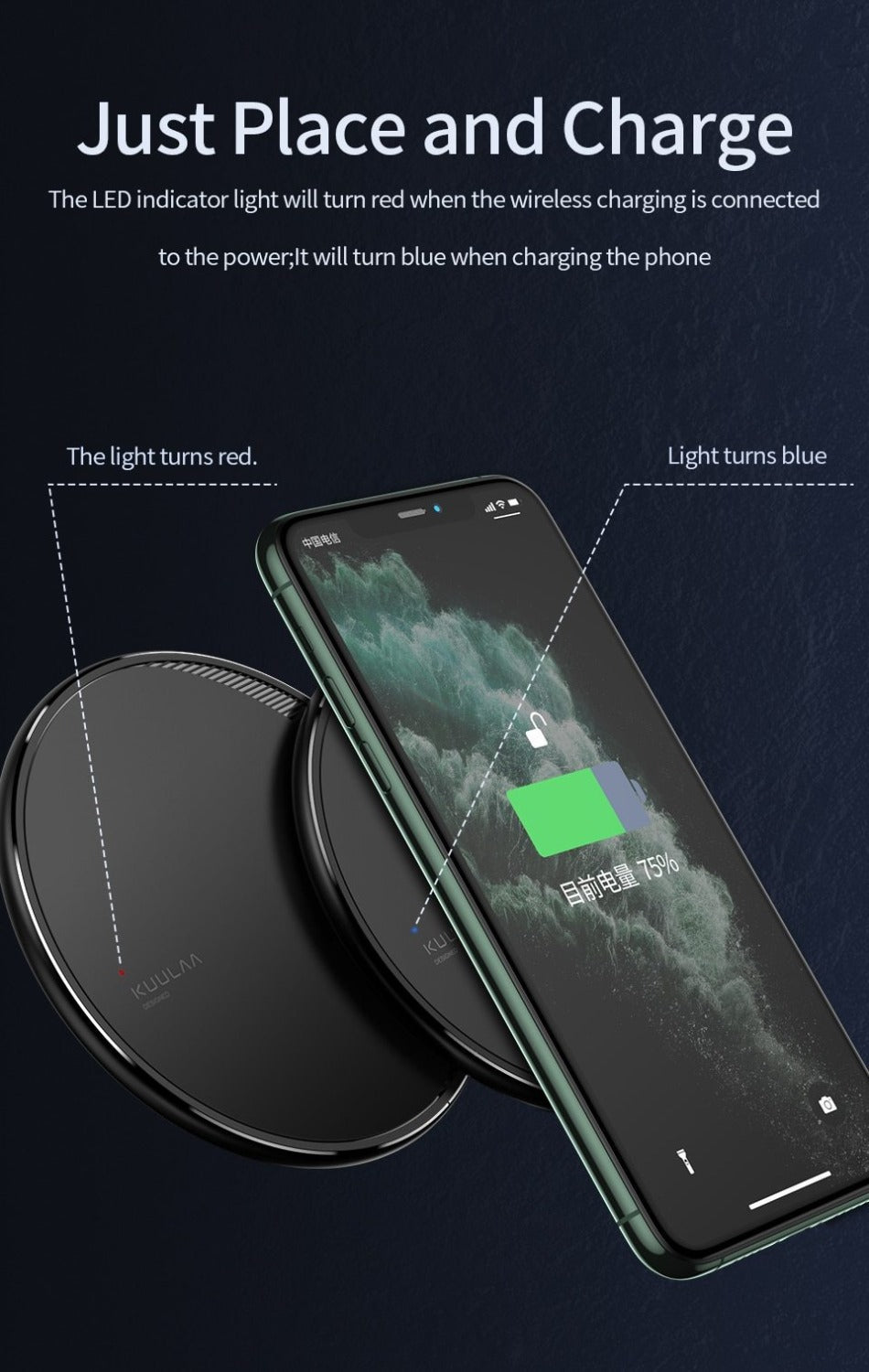 Fast Wireless Master Charger | iPhone 11 Pro 8 X XR XS Max && Samsung S10 S9 S8